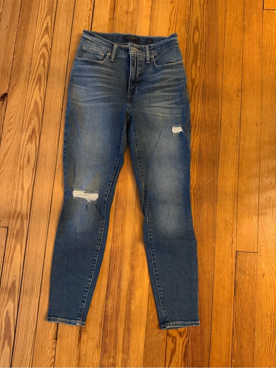 Lucky Brand Denim - Lucky Brand Bridgette High Rise Skinny Jeans Size 2/26 Distressed Ankle